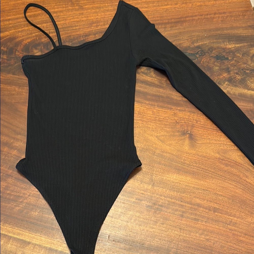 Black One Piece Bodysuit